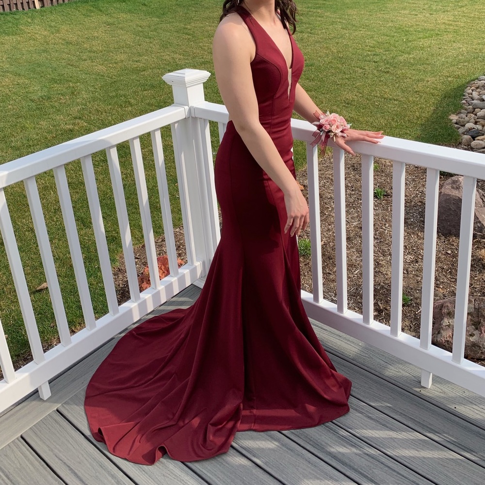 Maroon Prom Dress